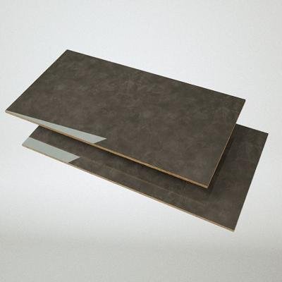 China 1220*2440*18mm MDF High Gloss Black Color Moisture Proof MDF UV Board For Furniture for sale