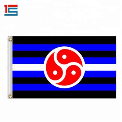 China FLYING Leather Flag of BDSM Pride Flag Gay Pride Rainbow for sale