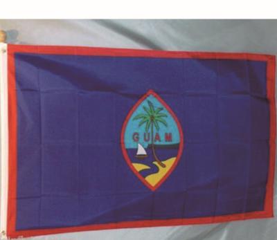 China FLYING Custom 100% Polyester Guam National Country Flag for sale