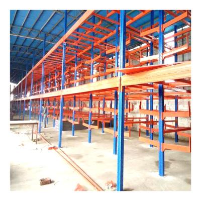 China Heavy Duty Multi-Layer Cobblestone Cantilever Mezzanine System Cantilever Shelf Customized Corrosion Protection Manufacturer for sale