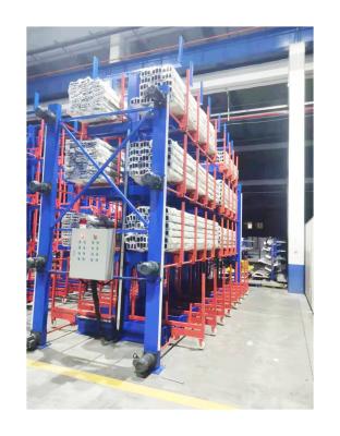 China Corrosion Protection Electric Drive Racking Tank Piping Rack Telescopic Cantilever Rack for sale