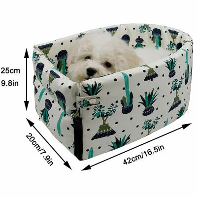 China Removable And Washable Wholesale Viable Pet Car Safety Booster Zipper Center Seat For Pets for sale