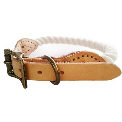 China Day Viable Buckle Leather Pet Collar for sale