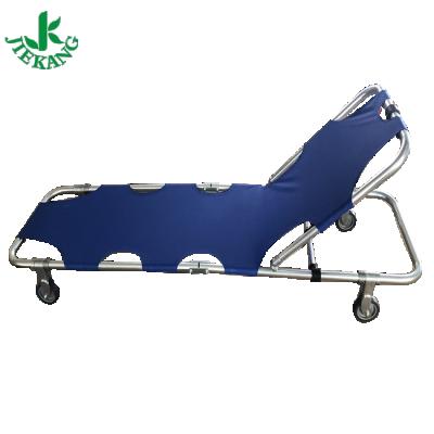 China Modern Most Popular Health Standard Lightweight Medical Emergency Folding Stretcher With Wheels for sale