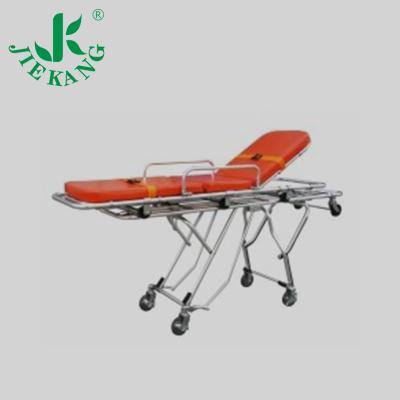 China Durable Manufacturer Price New Comfortable Transfer Folding Trolley Ambulance Surgical Patient Stretcher for sale