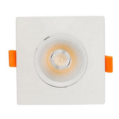 China Embeded SQUARE 12W DC CE Kitchen Hotel INDOOR LED Lighting COB Down Light for sale