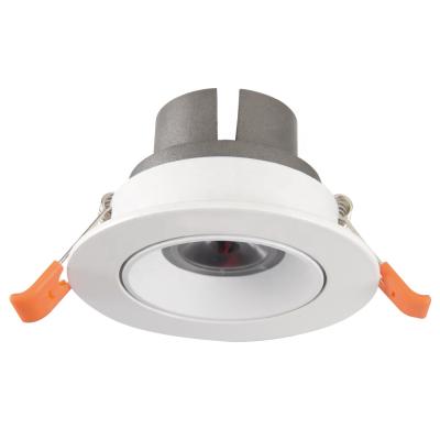 China Modern Indoor Luminous Recessed Led Spot Down Light For Residence Hotel Commercial Mall Cut Hole for sale