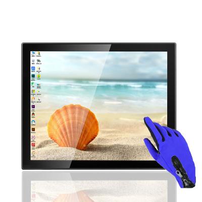 China OEM Application 12.1 15 15.6 17 19 Inch EETI ILITEK PCAP Industrial Capacitive Tempered Glass Waterproof Interactive Touch Screen Computer Monitor for sale