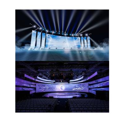 China Full Color p2.84 Die Cast Aluminum LED Screen 500x500 Cabinet LED Wall Rental Backdrop Outdoor LED Display for sale