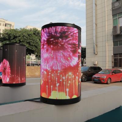 China Display LED flexível personalizado em cores completas e curvo Com certificação IP31 à venda