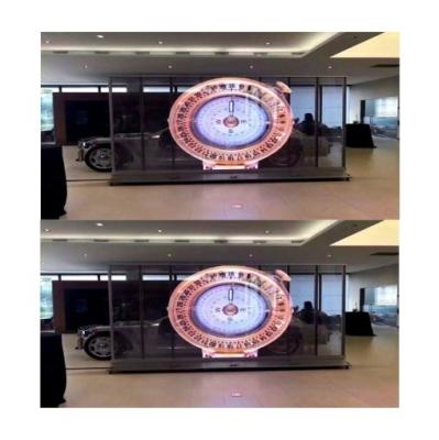 China OEM Flexible Transparent LED Display Film P2 P5 P4 P7 P10 With 140° View Angle for sale