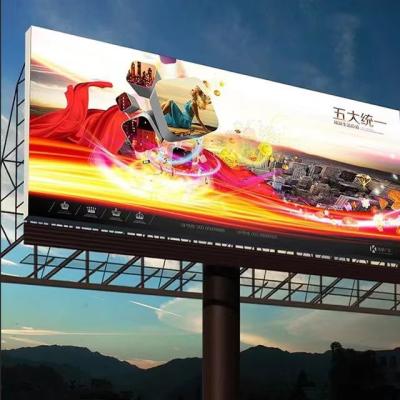 China Aluminum LED Billboards with 1R 1G 1B LED Arrangement 10000 Dot Density CE / RoHS Certified for sale