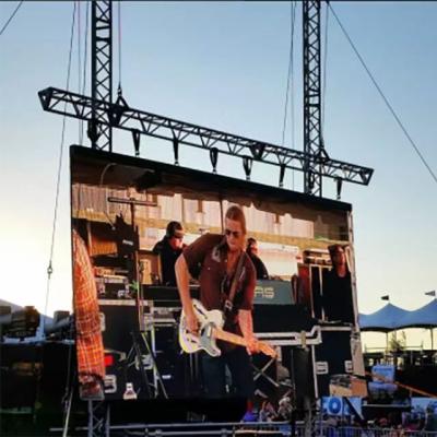 China Led Stage Screen Rental Led Backdrop Screen Rental Full Color P3.91mm LED Advertising Display Waterproof Outdoor Rental for sale