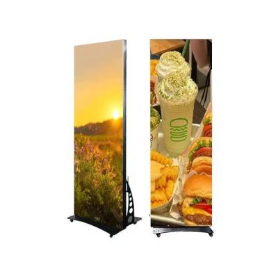 China LED Poster Display 64X64 Module Resolutie LED Poster Display SMD2121 Chips Die Casting Aluminium Cabinet Te koop