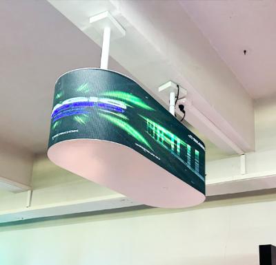 China Digital Signage LED Screen Indoor / Outdoor Curved Design LED Advertising Digital Display Board zu verkaufen