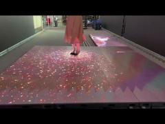 3D Video Floor Tile Led Display Screen Smart Interactive Led Dance Floor Screen