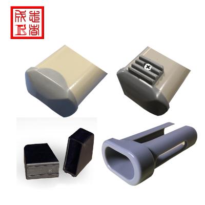 China School Furniture Accessories School Desk Caps Plastic Metal Leg Cap for sale