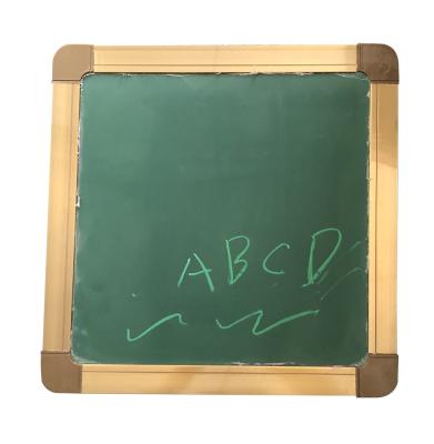 China Modern Home Small Magnetic Blackboard Chalk Writing Board Erasable Single Sided Teacher Graffiti Green Board for sale