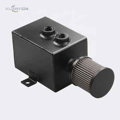 China The latest aluminum alloy air filter 2l square car modification oil hook tank for sale