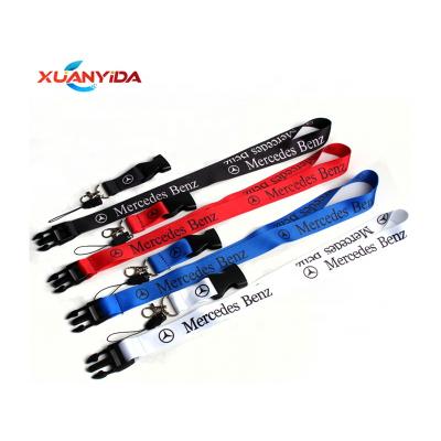 China High Quality Custom Business Logo Nylon Lanyards For Mercedes Benz for sale