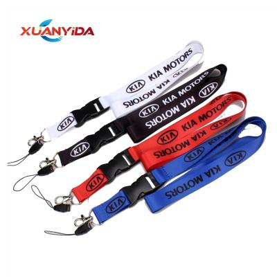 China Kia Nylon Nurse Personalized USB ID Card Lanyard Lanyards with Clip for sale