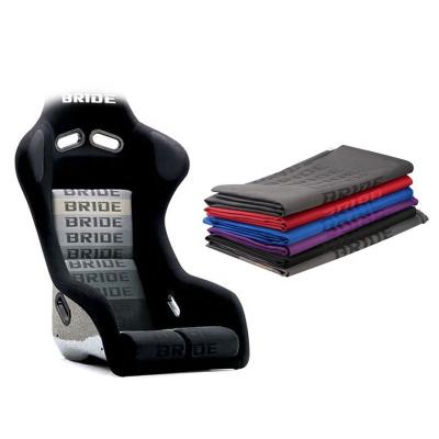 China Custom Universal New Design Sports Fabric Racing Car Chair Universal Auto Seat Cover For Bride for sale