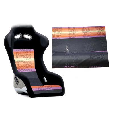 China Custom universal sports newcomer recaro racing car seat fabric cover for sale