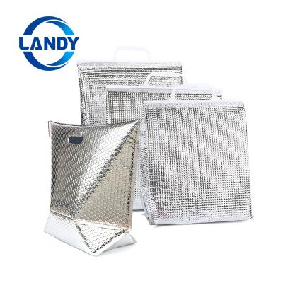 China 12x17 Food Grade Envelopes Waterproof Biodegradable Thermal Cold Insulated Silver Foil For Cold Shipping for sale