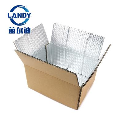 China Disposable Custom Food Cardboard Packaging Box Frozen Cardboard Shipping Box For Frozen Ice Cream Snail for sale