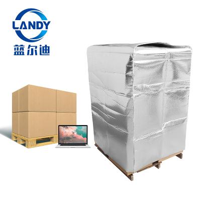 China 5 Layer Pallet Insulation SHIPPING Bags, Reusable Thermal Insulated Pallet Cover Pallet Wrap for sale