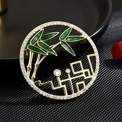 China Retro and modern 2023 new bamboo design high grade female pin for sale