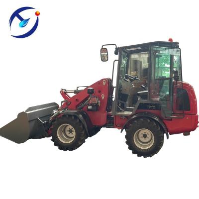 China Factory Chinese Hinged Small Wheel Loader Bucket Capacity 1200kg For Meadow for sale