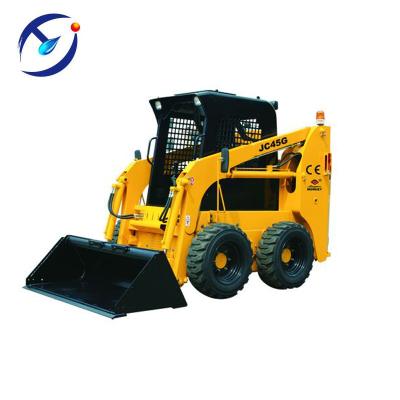 China Factory Price of Mini Wheel Skid Steer Loader JC45 50HP for Sale, Rated Operation Capacity 700KG for sale