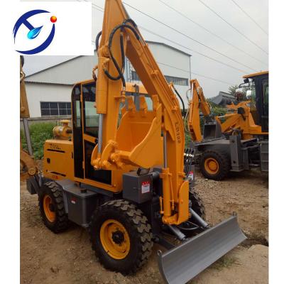 China Farms Digging Wheel Excavator Price For Sale With Good After Sale Service for sale