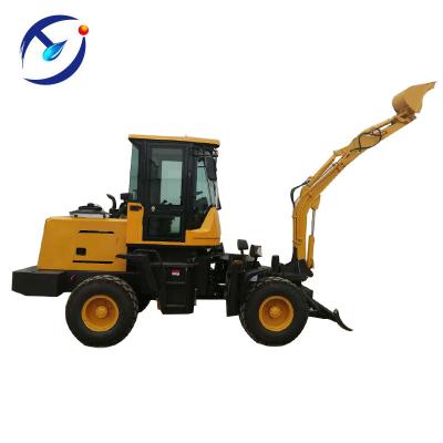 China Farms Small Hydraulic Wheel Excavator For Sale for sale