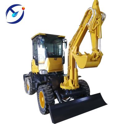 China Farms Walking Wheeled Excavator For Sale With Cheap Price for sale