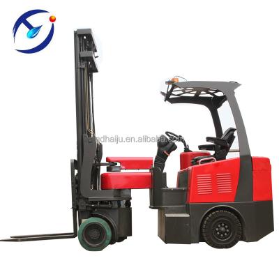 China Building Material Stores Very Shrink Top Quality 1000kg Electric Aisle Forklift Price for sale