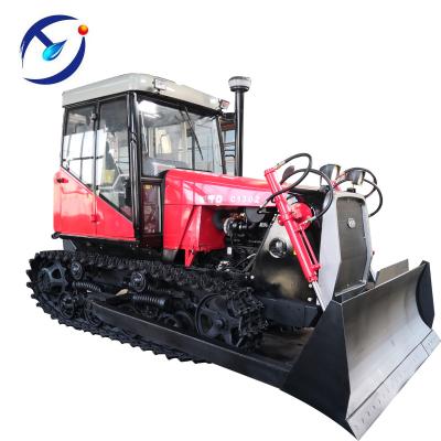 China YTO-1302 Farm Trail Tractor Engine Power 95.6kw With Dozer Blade for sale