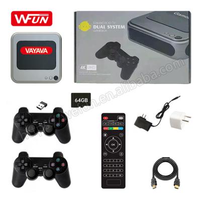 China Multi Video Game Console 64GB 9000+ Retro G7 4k Wifi Box Game Support Players Dual System HD TV Game Console 9000+ With 2.4G Wireless Controller for sale