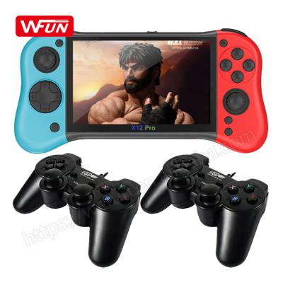 China X12 Retro Rocker Arcade Video Game Player Dual Memory 8GB 6000 Games Built-in Pro Handheld With Two Wired Controllers 5.1 for sale