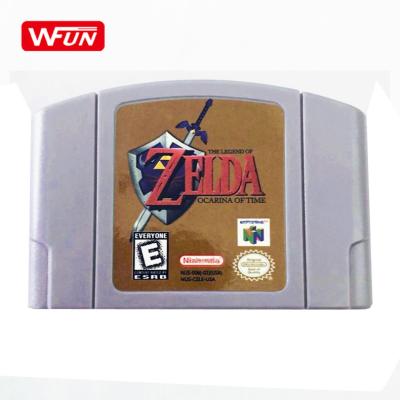 China Playing Retro Entertainment USA English Version Video Game Classic Games / Cards The Legend Of Zelda Ocarina Of The Hour For Nintendo 64 for sale