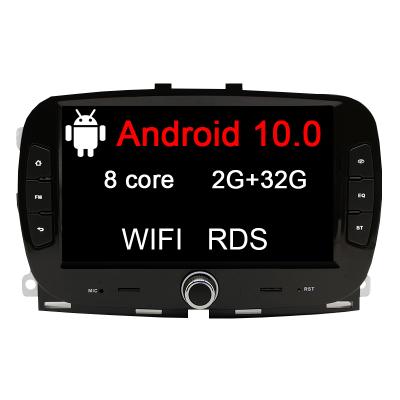 China For Car 8 Core 2+32G 2 Din Android 10 Car Radio GPS Navigation For FIAT 500 2016 2017 2018 2019 Auto Car Multimedia Players for sale