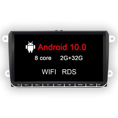 China For 2+32G Android 10 Car GPS Navigation Radio For VW Volkswagen GOLF5 Polo Passat b5 Jetta Tiguan Touran Skoda Multimedia Player for sale