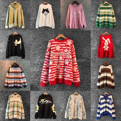 China Winter anti-shrink striped sweater s-5xl new fashion wholesale hot women's cheap sweater long sleeve for sale