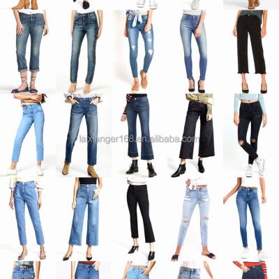 China New Fancy Design Breathable Jeans Women's Skinny Jeans Wholesale High Quality Washed Jeans for sale