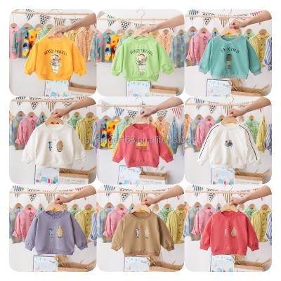 China Wholesale Fashion O-Collar Breathable Hoodie Children's Clothing 0-12T Long Sleeve Children's Clothing 0-12T Baby Printed for sale