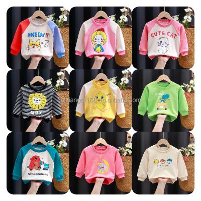 China Fashion O-neck breathable warm children's sweatshirt wholesale long-sleeved clothes 0-12T hoodie winter children's clothing for sale