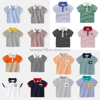 China Wholesale Korean version short-sleeved polo fashion T-shirt summer cotton short-sleeved QUICK-DRY boy's T-shirt for sale