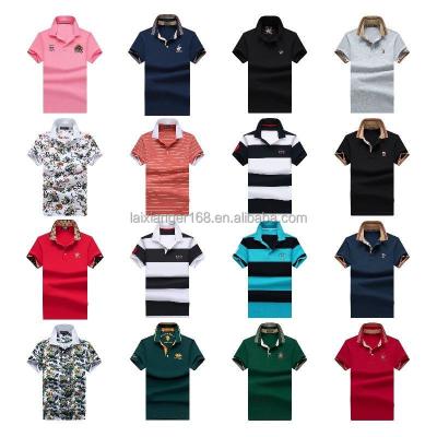 China Factory Direct Anti-wrinkle T-shirt Men's Factory Direct Lapel O Neck Short Sleeve Cotton Shirt Teen Men's Polo Shirt for sale