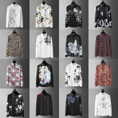 China Anti-pilling hot Korean version of the summer business men's long-sleeved shirt wholesale 2023 new office shirt factory for sale